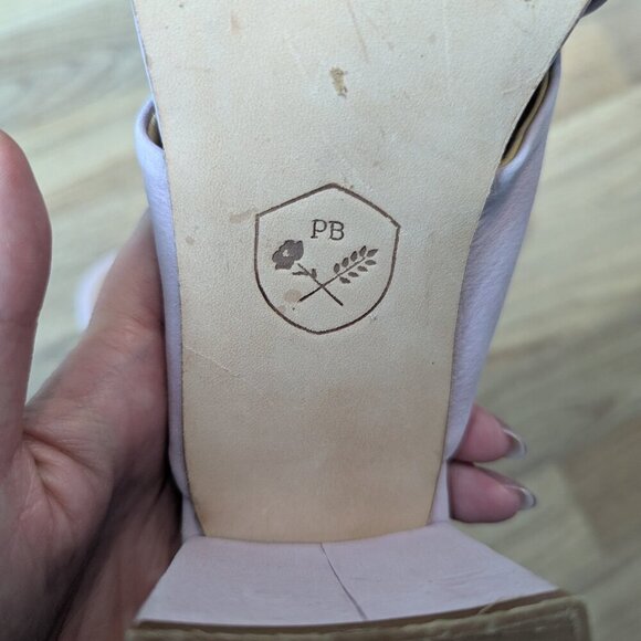 Poppy Barley Leather Mules | Pale Lilac Block Heel | Luxe Comfort - Picture 4 of 11